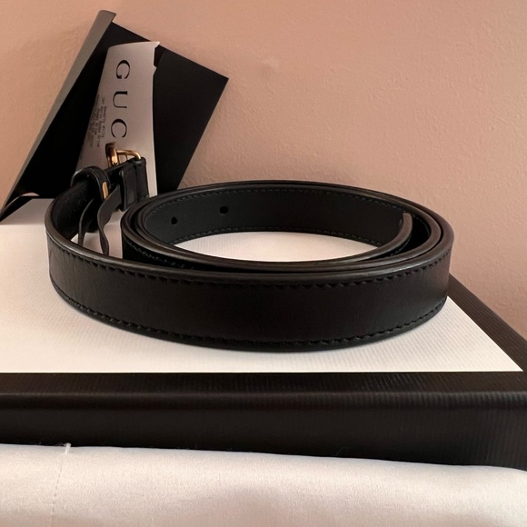 Gucci GG Marmont Thin Belt - Size 75 - Picture 3 of 4
